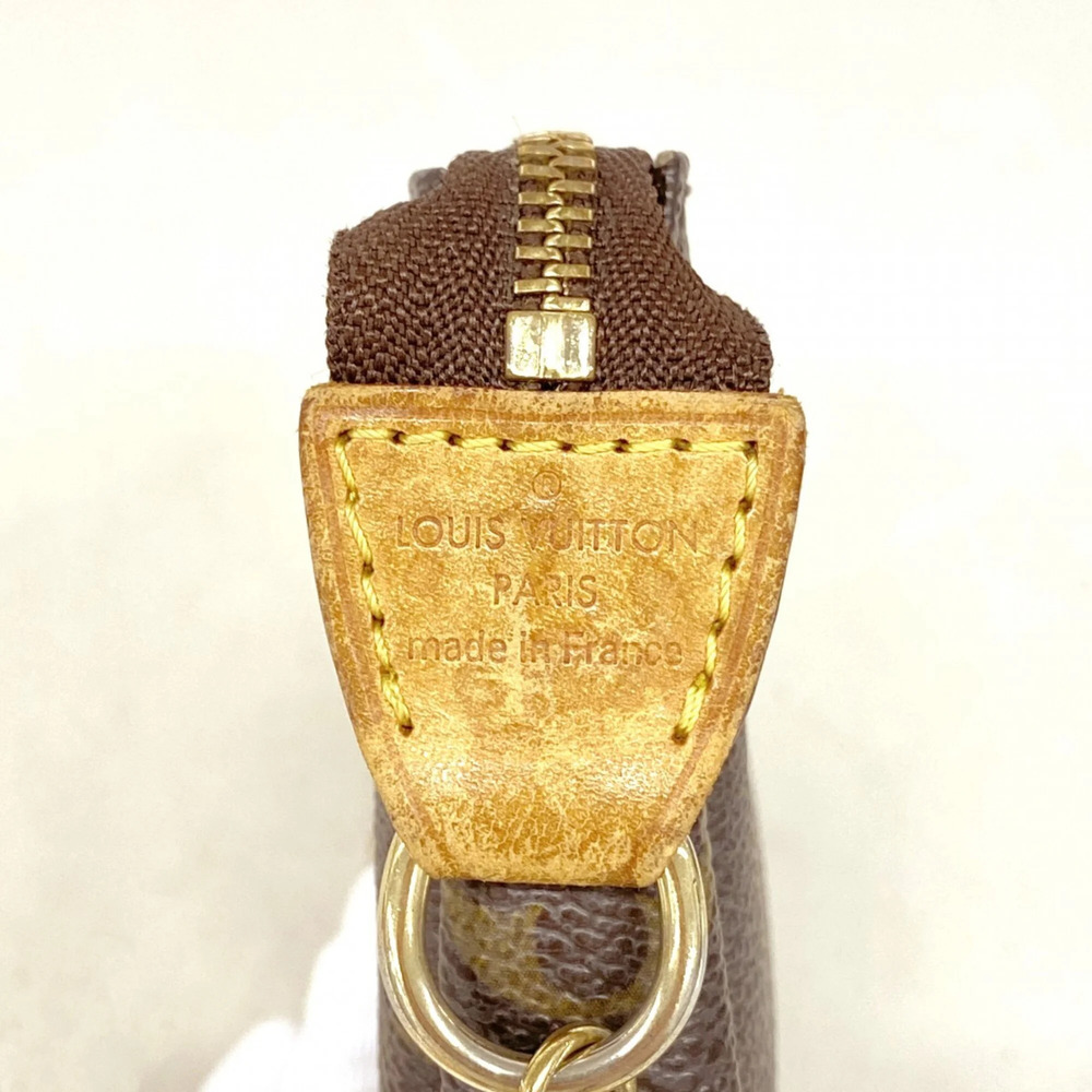 LOUIS VUITTON Brown Monogram Pochette Pouch - Picture 5 of 9